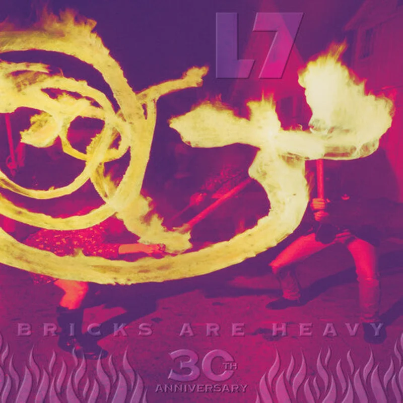 L7 'BRICKS ARE HEAVY' LP (Deluxe, Gold Vinyl)