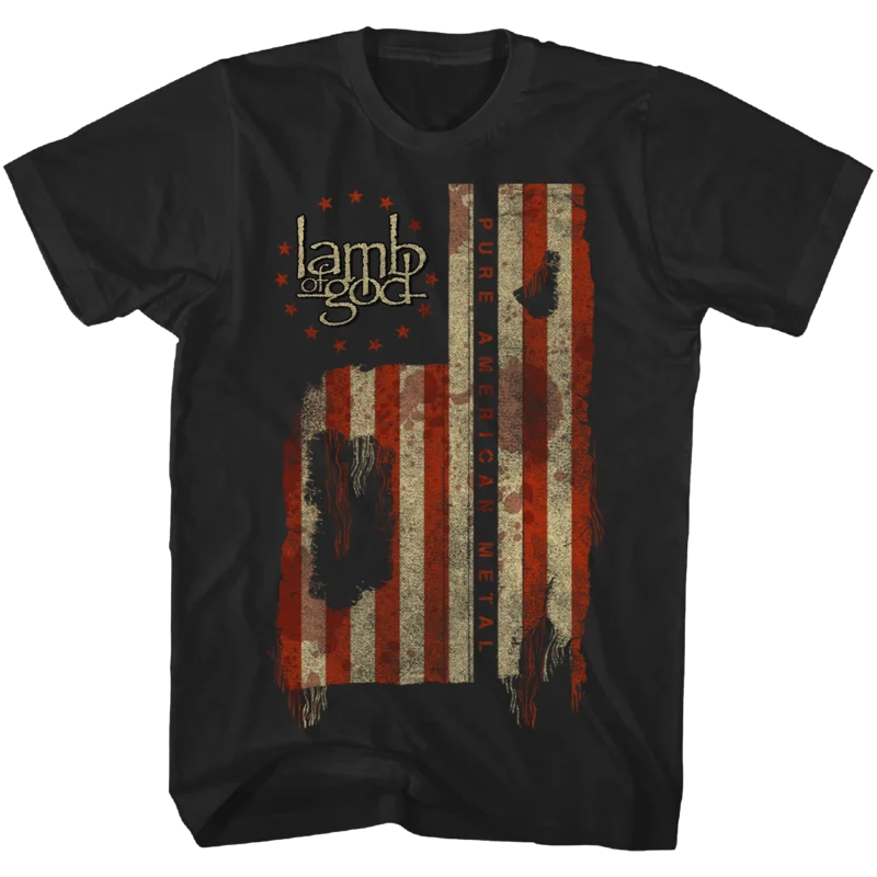 LAMB OF GOD FLAG black