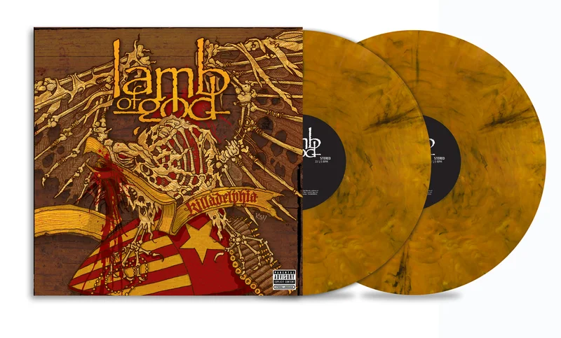 LAMB OF GOD KILLADELPHIA 2LP (Limited Edition  Only 500 Made, Dark Gold with Black Smoke Vinyl)