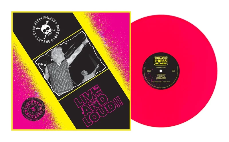 LARS FREDERIKSEN & THE BASTARDS LIVE 'N' LOUD' LP (Neon Pink Vinyl)
