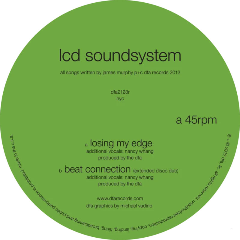 LCD SOUNDSYSTEM 'LOSING MY EDGE' 12" SINGLE