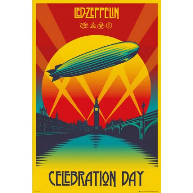 Led Zeppelin Celebration Day Poster