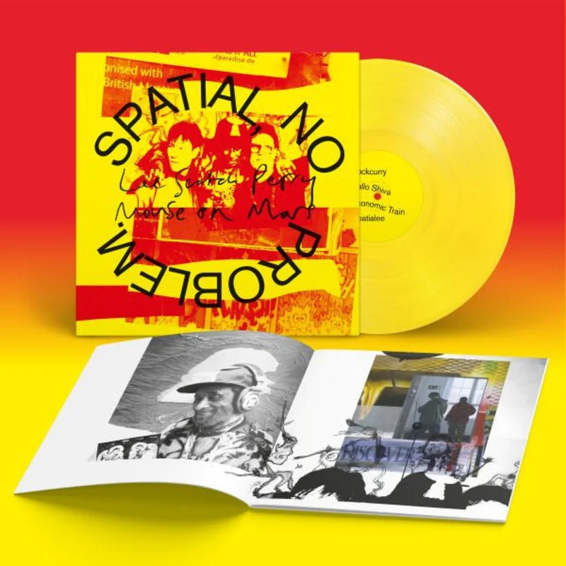 LEE "SCRATCH" PERRY & MOUSE ON MARS 'SPATIAL, NO PROBLEM.' LP (Yellow Vinyl)