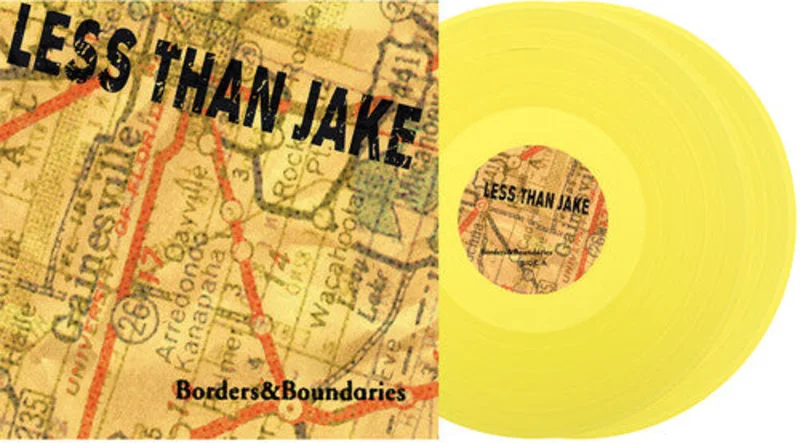LESS THAN JAKE 'BORDERS & BOUNDARIES' 2LP (25th Anniversary, Yellow Vinyl)
