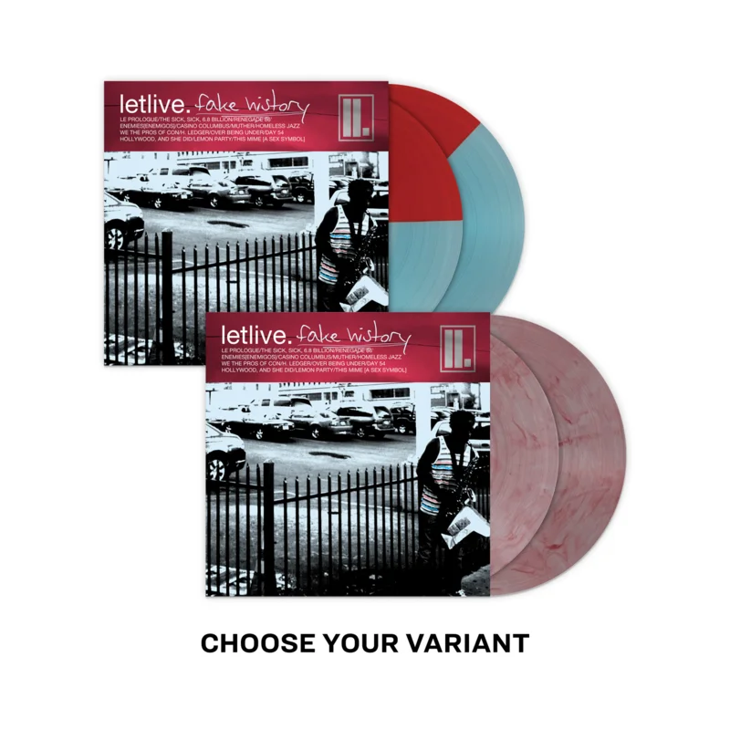 LETLIVE FAKE HISTORY 2LP (Exclusive  Limited Edition, Various Color Vinyl)