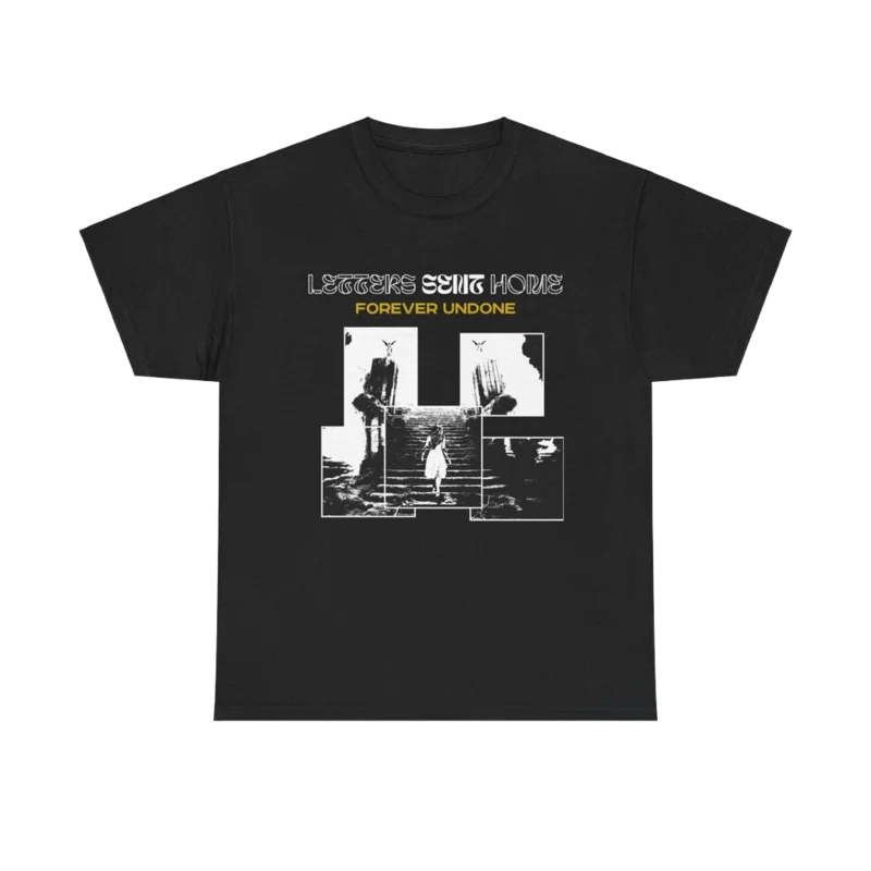 Letters Sent Home - Forever Undone Black T-Shirt Black