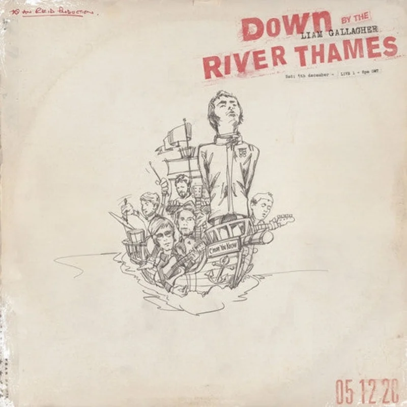 Liam Gallagher - Down By The River Thames (2xLP, Ltd, Ora) (Mint (M))