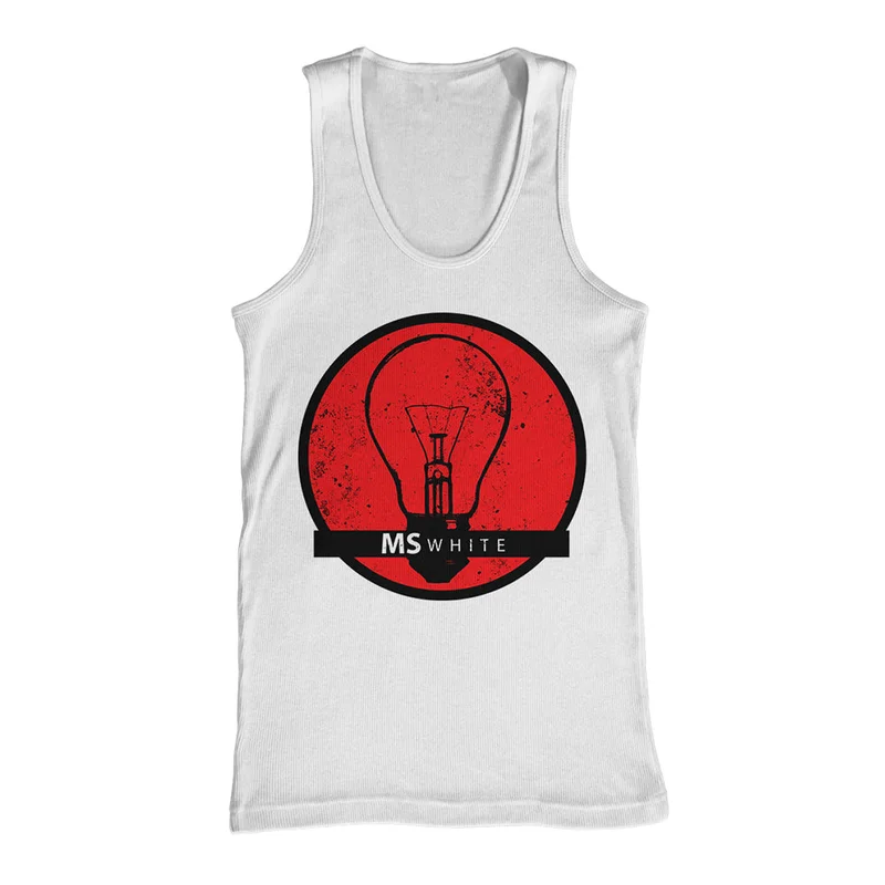 Lightbulb White Tank Top