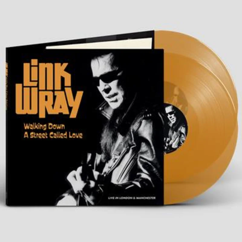 LINK WRAY 'WALKING DOWN A STREET CALLED LOVE, LIVE IN LONDON & MANCHESTER' 2LP (Orange Vinyl)