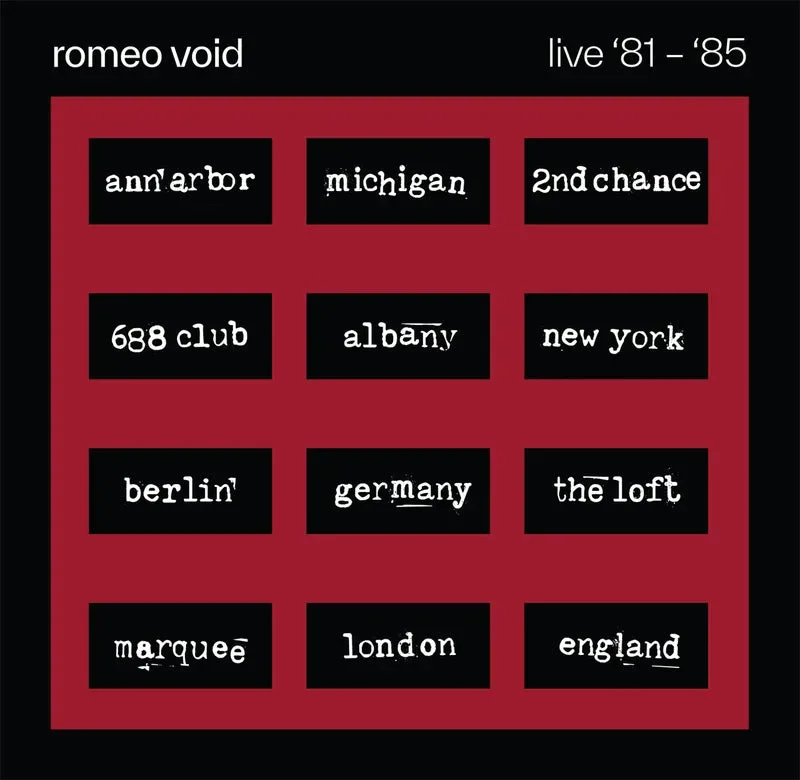 Live '81 -'85 (RSD2026)