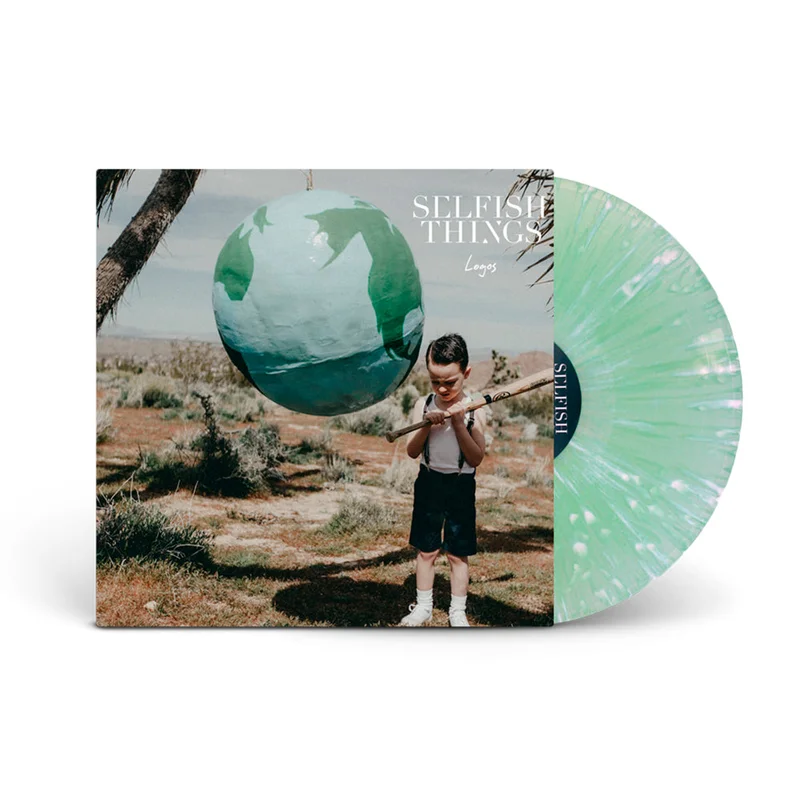 Logos - Coke Bottle Clear W/ Heavy White Splatter LP