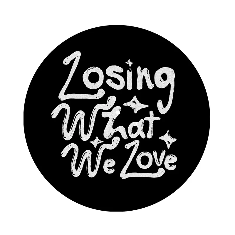 Losing What We Love Black Slip Mat