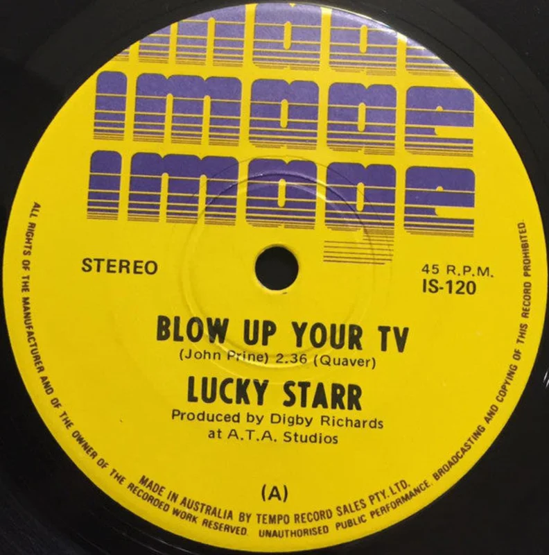 Lucky Starr - Blow Up Your TV / Give Me Wheels (7", Single) (Very Good (VG))