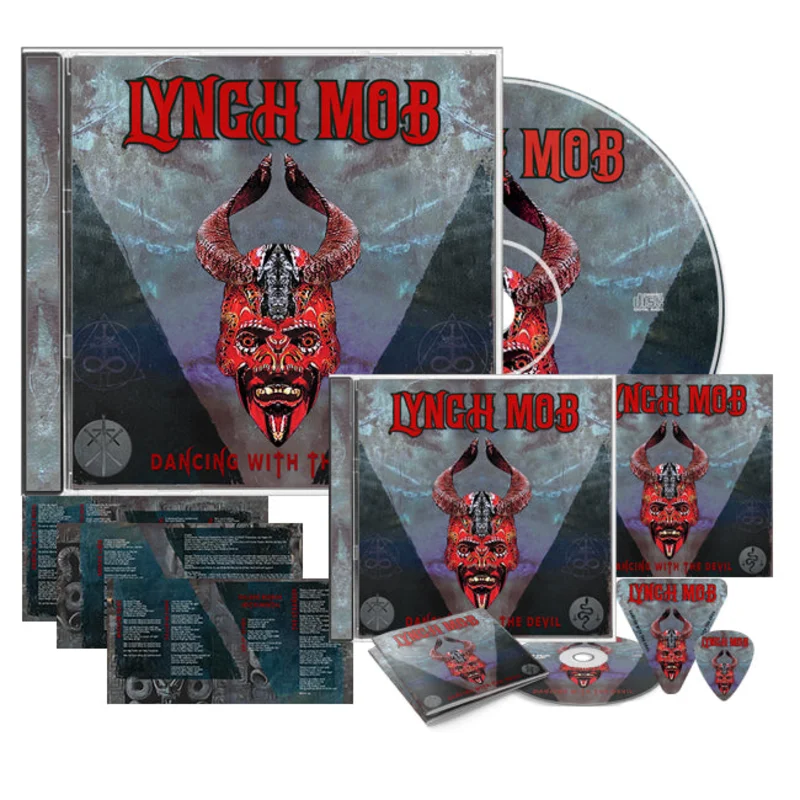 Lynch Mob "Dancing with the Devil" Hand Autographed CD Bundle