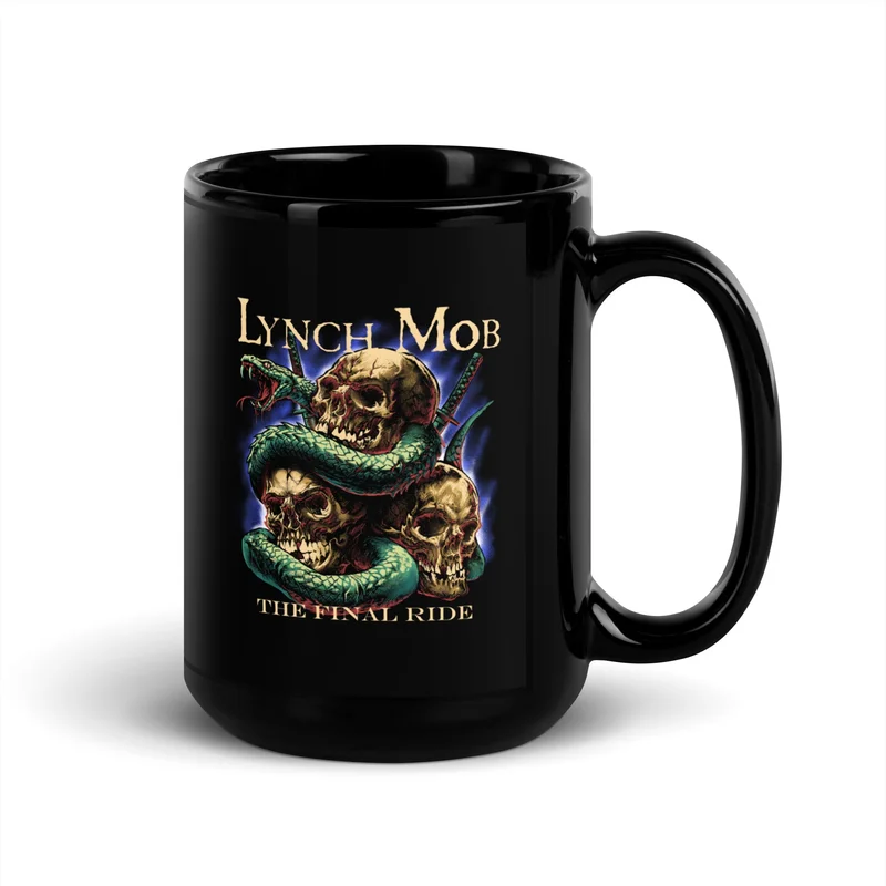 Lynch Mob "The Final Ride" Black Glossy Mug