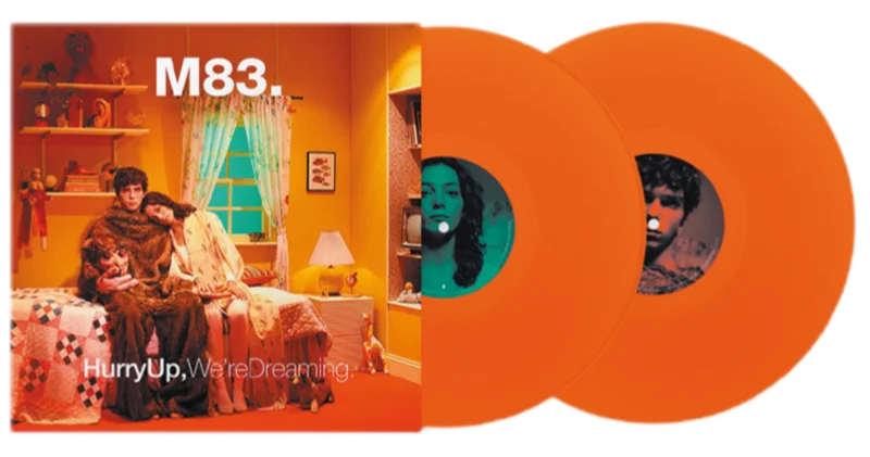 M83 'HURRY UP, WE'RE DREAMING' 2LP (10th Anniversary, Orange Vinyl)