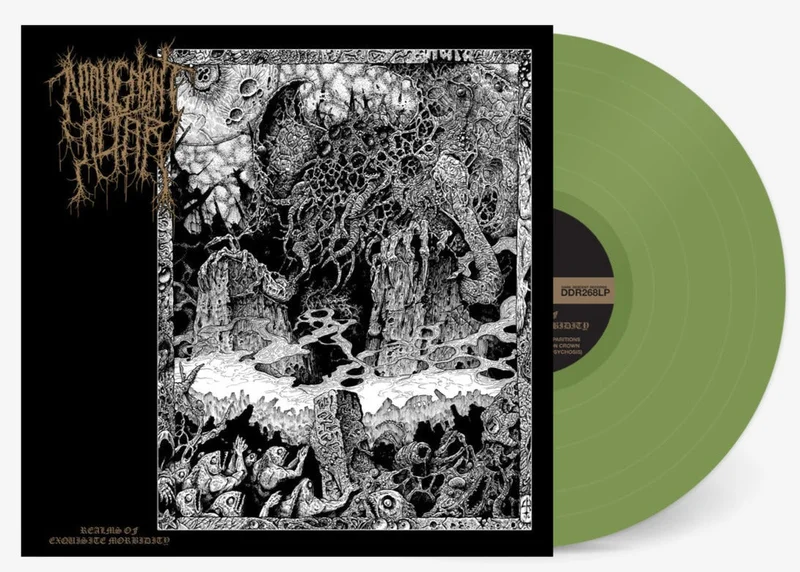 MALIGNANT ALTAR REALMS OF EXQUISITE MORBIDITY LP (Limited Edition  Only 200 Made, Olive Green Vinyl)