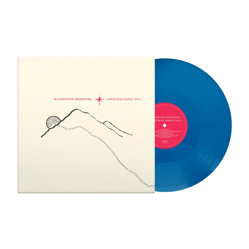 MANCHESTER ORCHESTRA 'CHRISTMAS SONGS VOL. 1' LP (Blue Christmas Vinyl)