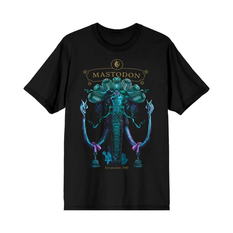 MASTODON PAUL ROMANO ELEPHANT EXCLUSIVE LIMITED EDITION 25TH ANNIVERSARY T-SHIRT