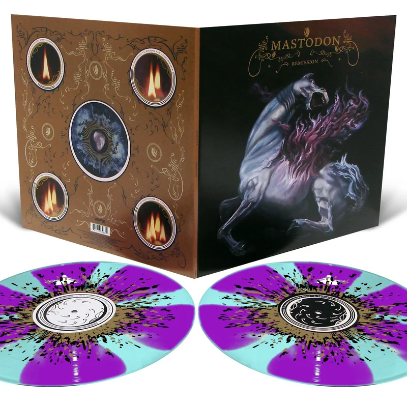MASTODON 'REMISSION' 2LP (Electric Blue, Purple Pinwheels, & Metallic Gold/Black Splatter Vinyl)