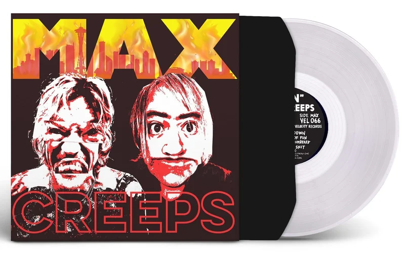 MAX CREEPS 'NEIN' LIMITED EDITION CLEAR LP  ONLY 300 MADE