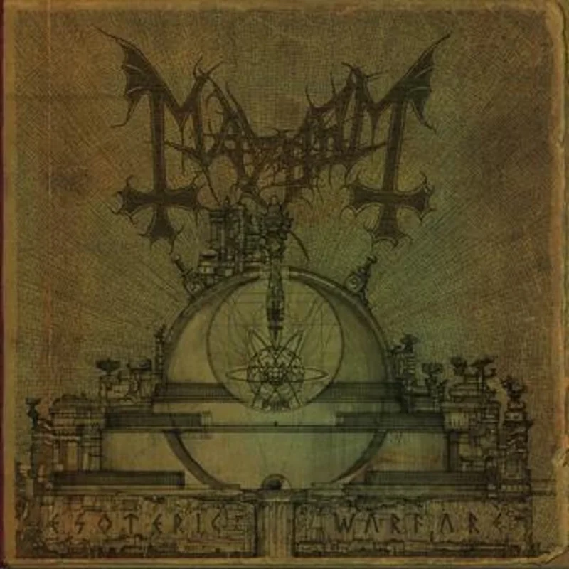 MAYHEM 'ESOTERIC WARFARE' 2LP (Limited Edition, Yellow & White Marbled Vinyl)