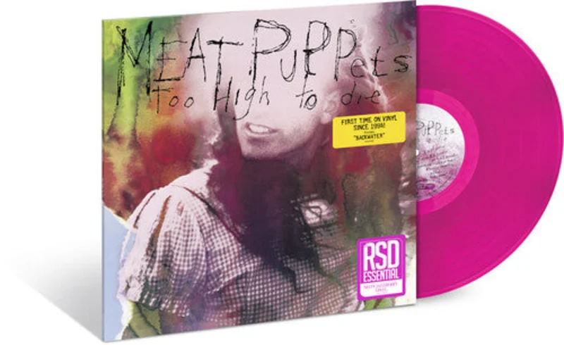 MEAT PUPPETS TOO HIGH TO DIE LP (Neon JazzBerry Vinyl)