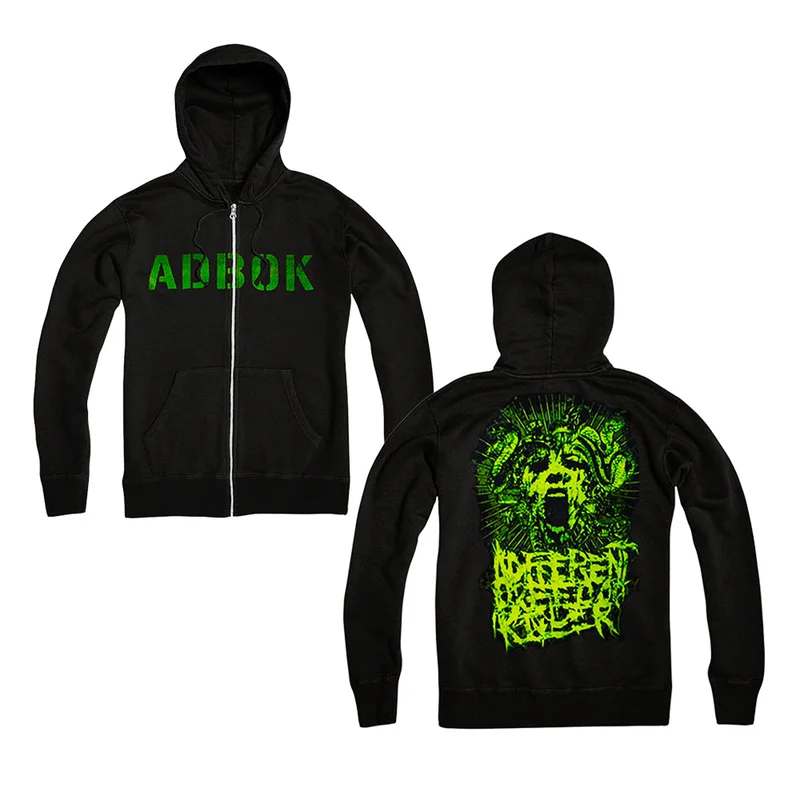 Medusa Black Zip-Up