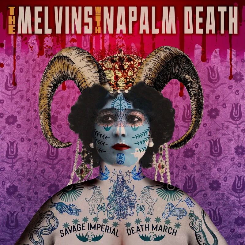 MELVINS & NAPALM DEATH SAVAGE IMPERIAL DEATH MARCH CD