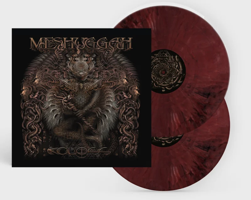 MESHUGGAH KOLOSS 2LP (Limited Edition  Only 500 Made, Transparent Red, Black & White Marble Vinyl)