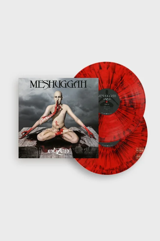 MESHUGGAH OBZEN' 2LP (Limited Edition  Only 500 Made, Red w/ Black Splatter Vinyl)