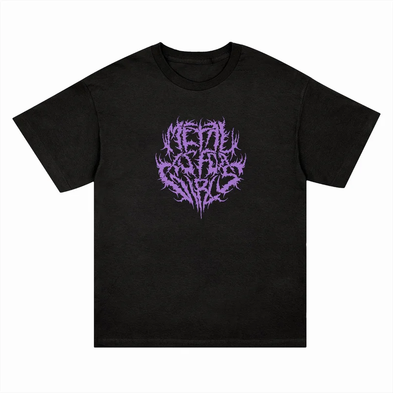 Metal Is For Girls Black T-Shirt