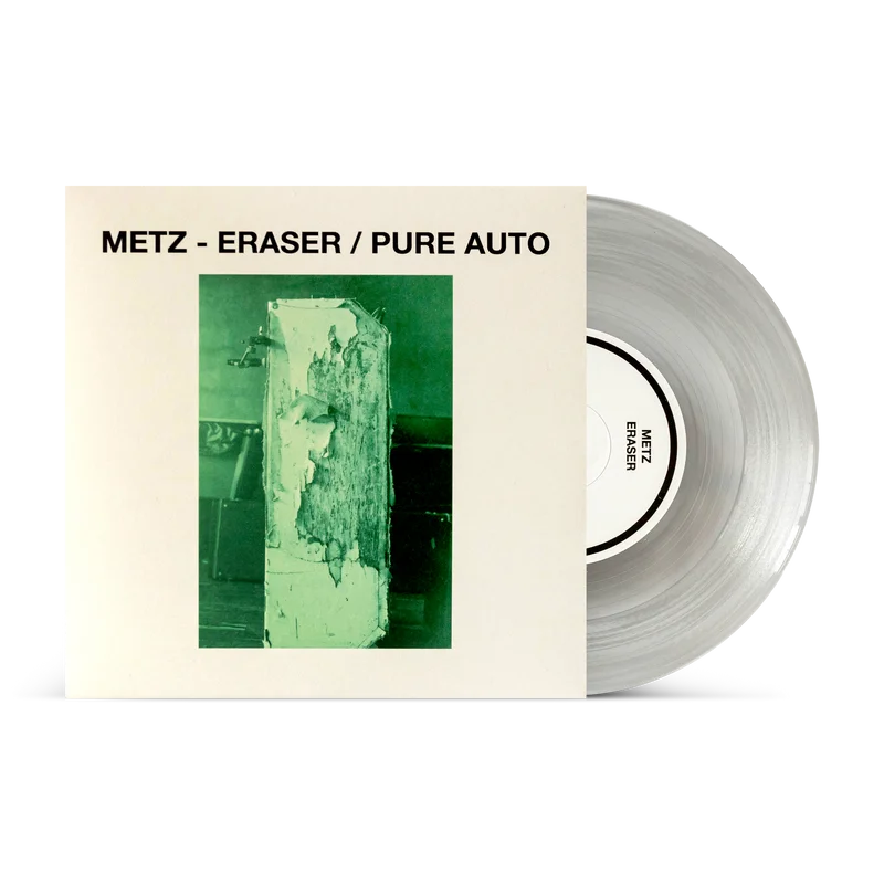 METZ 'ERASER B/W PURE AUTO' 7" EP (Clear Vinyl)