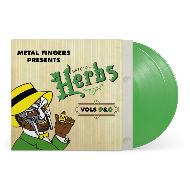 MF DOOM 'METAL FINGERS PRESENTS: SPECIAL HERBS VOL. 9 & 0' 2LP (Evergreen Vinyl)