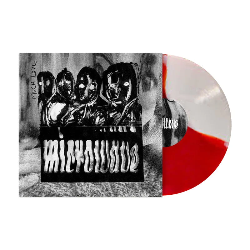 MICROWAVE MUCH LOVE ANNIVERSARY EDITION LP (Limited Edition  Only 300 made, Transparent Red w/ Bone Moon Phase Vinyl)