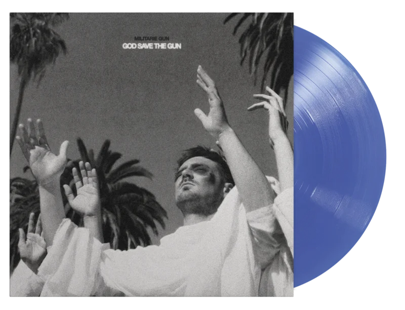 MILITARIE GUN GOD SAVE THE GUN LP (Exclusive  Limited to 300, Translucent Blue Vinyl)