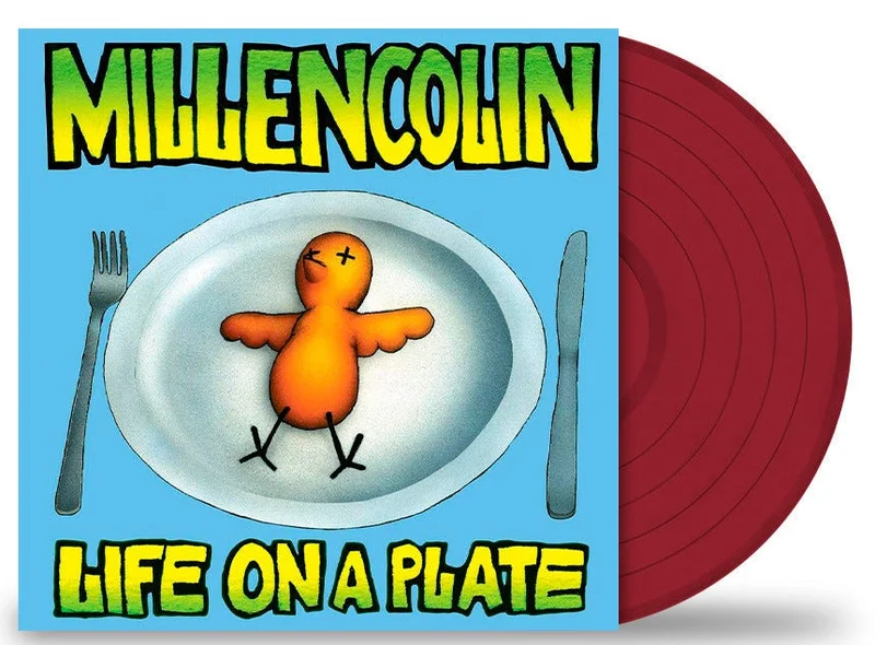 MILLENCOLIN LIFE ON A PLATE LP (Limited Edition  Only 300 made, Opaque Apple Red Vinyl)