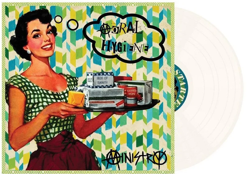 MINISTRY MORAL HYGIENE LIMITED EDITION BONE LP  ONLY 300 MADE