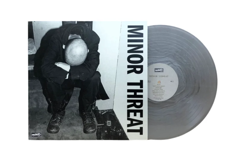 MINOR THREAT 'FIRST 2 7"s' (self titled) 12" EP (Silver Vinyl)