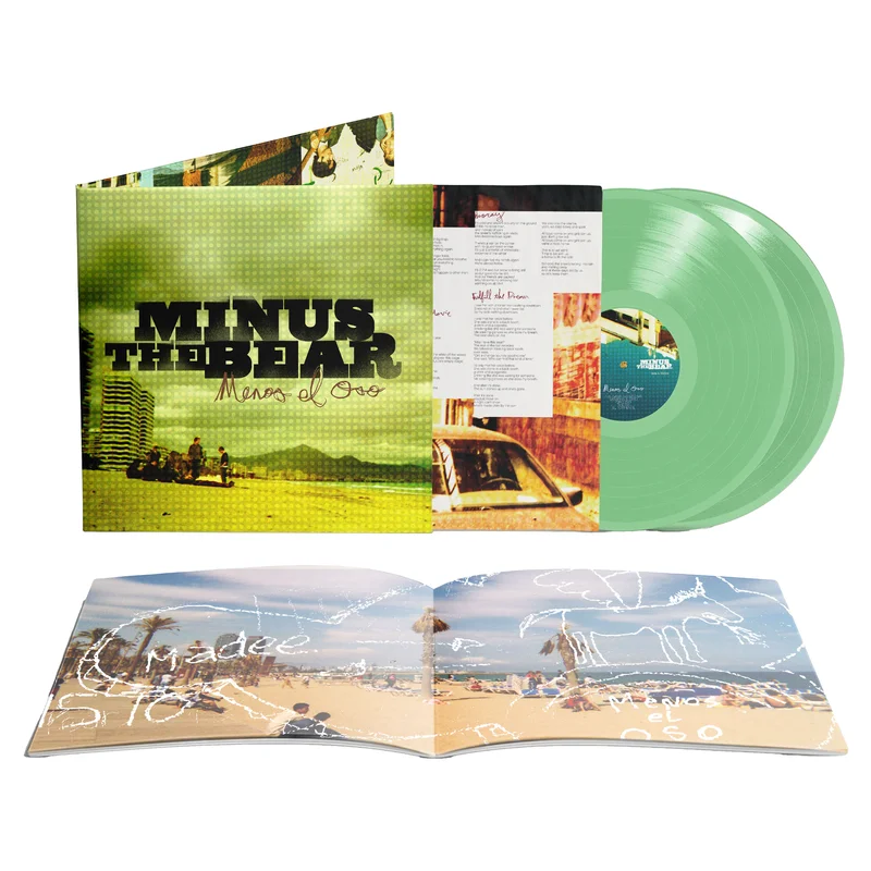 MINUS THE BEAR MENOS EL OSO 20TH ANNIVERSARY 2LP (Limited Edition  Only 500 Made, Coke Bottle Green Vinyl) + 24-PAGE ARCHIVE PHOTO JOURNAL