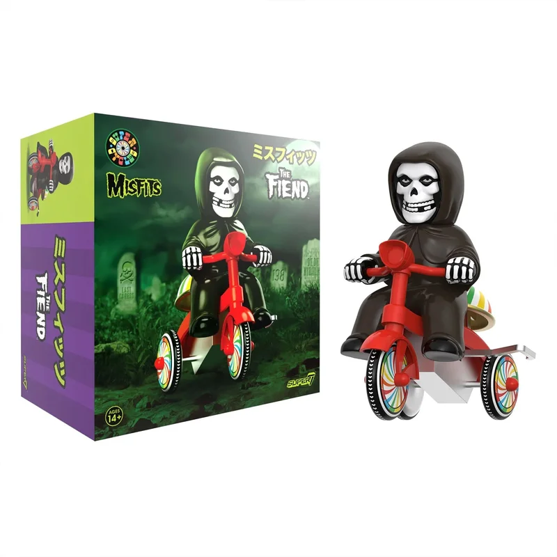 MISFITS SUPER CYCLE - FIEND (BLACK W/ RED TRIKE)