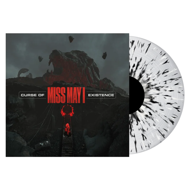 Miss May I - 'Curse of Existence' Clear w/ Black + Cream Heavy Splatter Vinyl