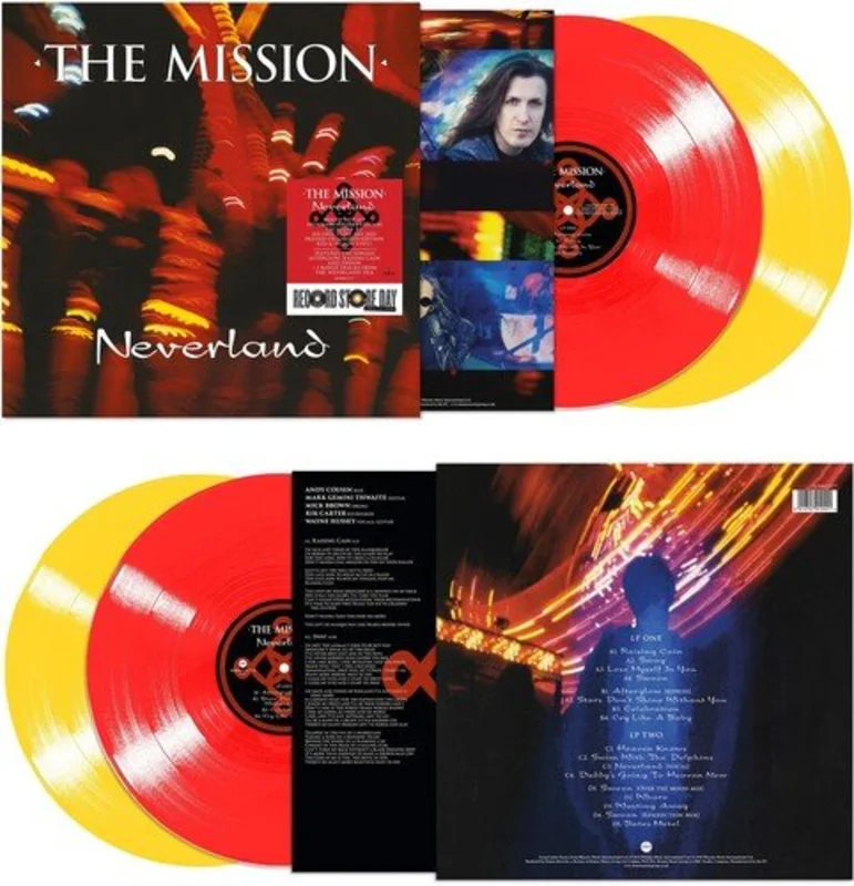 Mission - Neverland: 30th Anniversary - Limited 140-Gram Red & Yellow Colored Vinyl