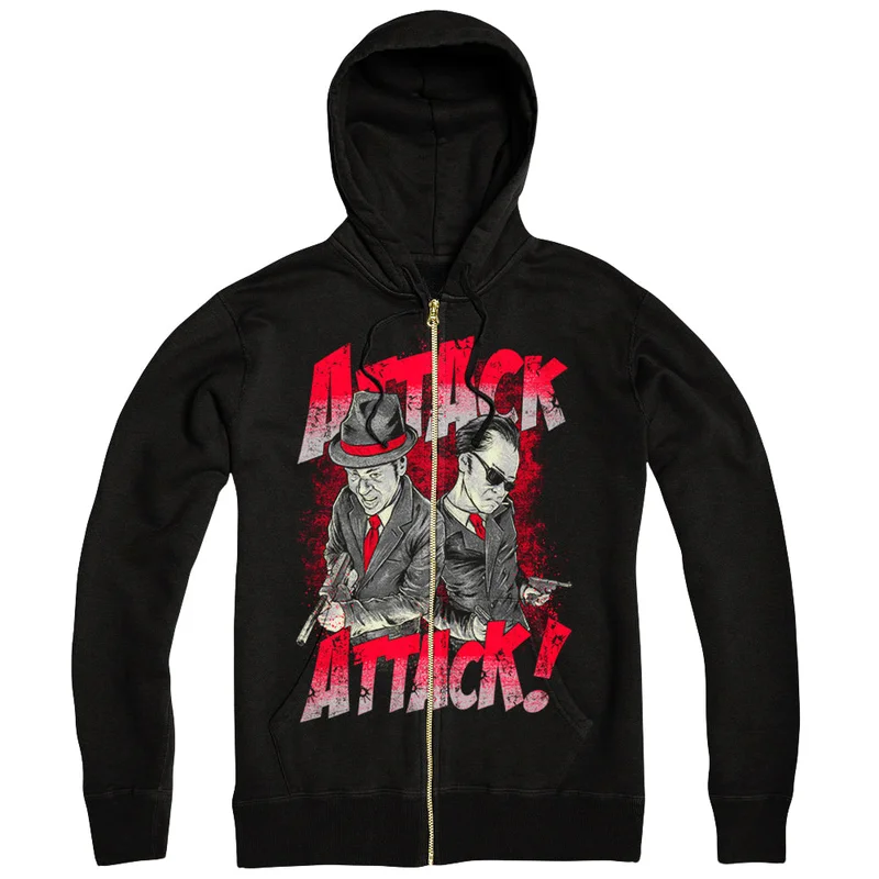 Mobster Black Zip-Up