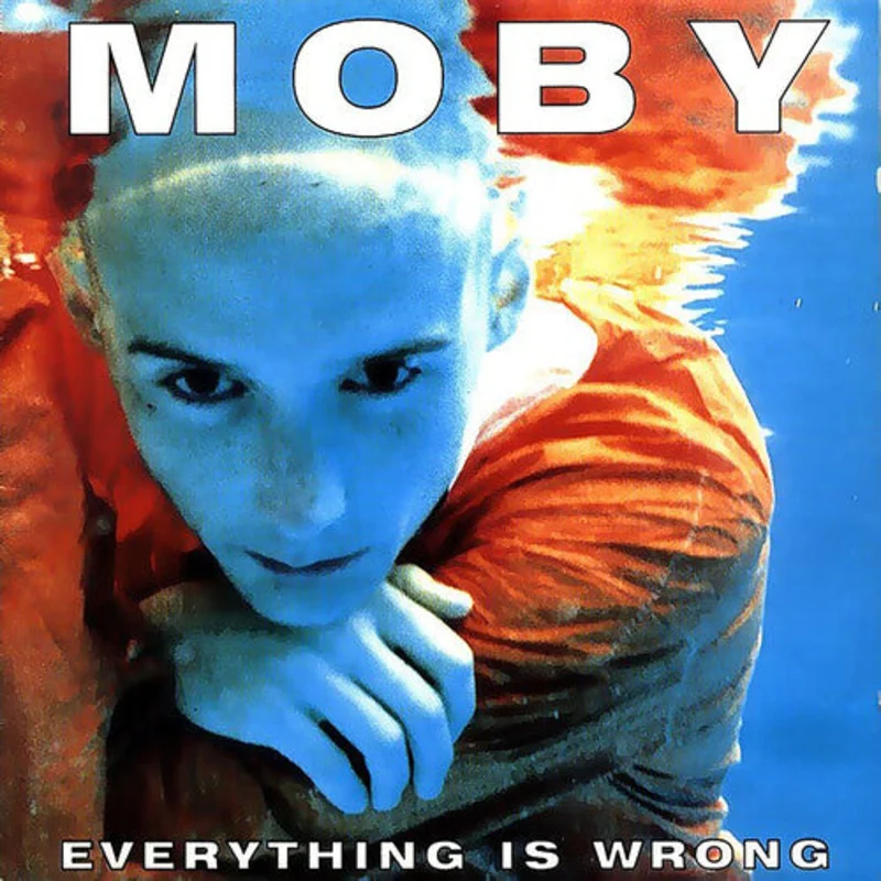 MOBY 'EVERYTHING IS WRONG' LP (Light Blue Vinyl)