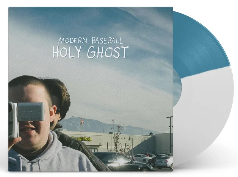 MODERN BASEBALL HOLY GHOST LP (Limited Edition  Only 300 made, Half Blue/Half White Vinyl)