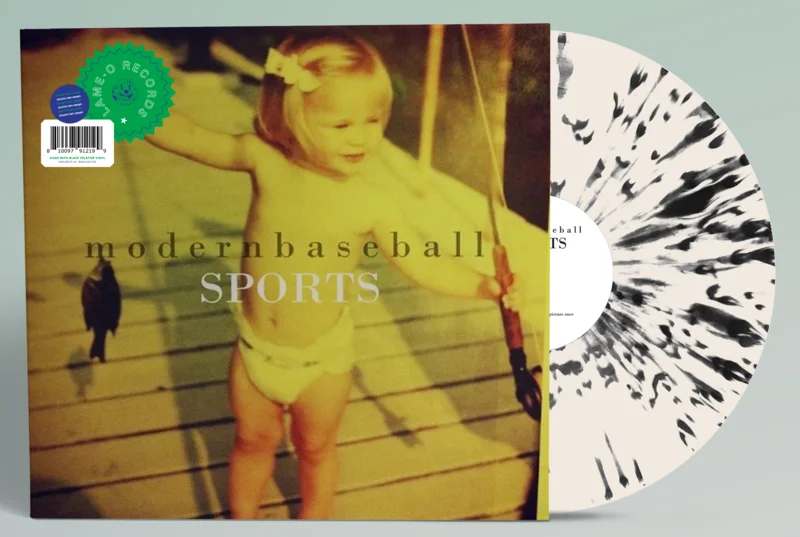 MODERN BASEBALL SPORTS LP (Limited Edition  Only 400 made, Clear w/ Black Splatter Vinyl)