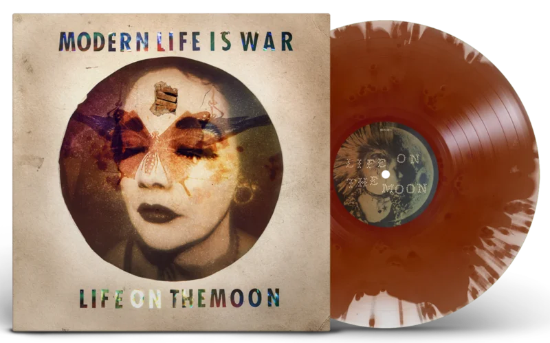 MODERN LIFE IS WAR LIFE ON THE MOON LP (Limited Edition  Only 100 made, Cloudy Earth Vinyl)