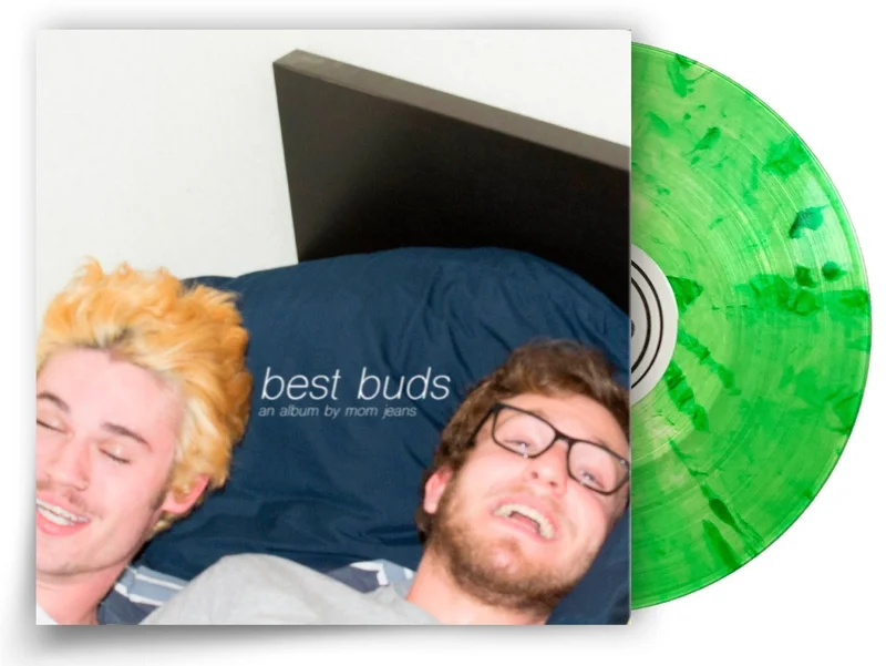MOM JEANS BEST BUDS LP (Limited Edition  Only 500 Made, Light & Dark Green Splatter Vinyl)