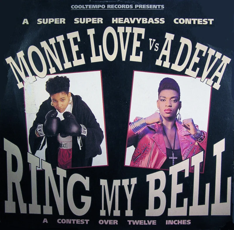 Monie Love Vs Adeva - Ring My Bell (12", Single) (Very Good (VG))